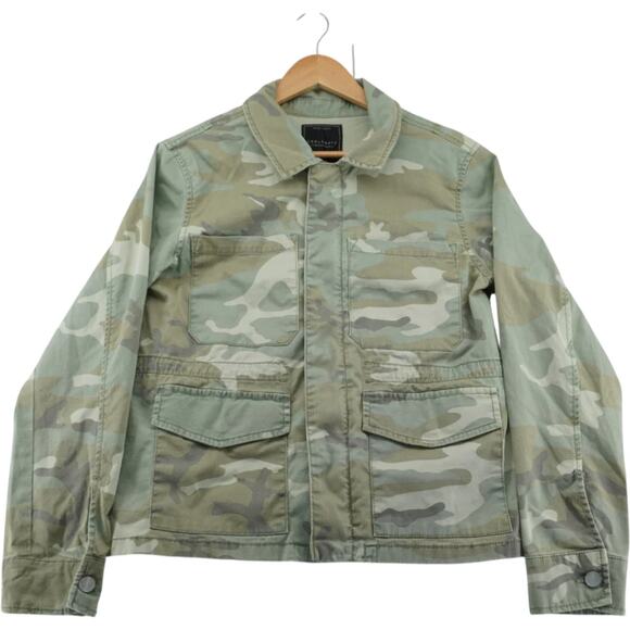 Sanctuary Jackets & Blazers - Sanctuary Standard Surplus Camo Utility Jacket Womens Medium Military Zip Front